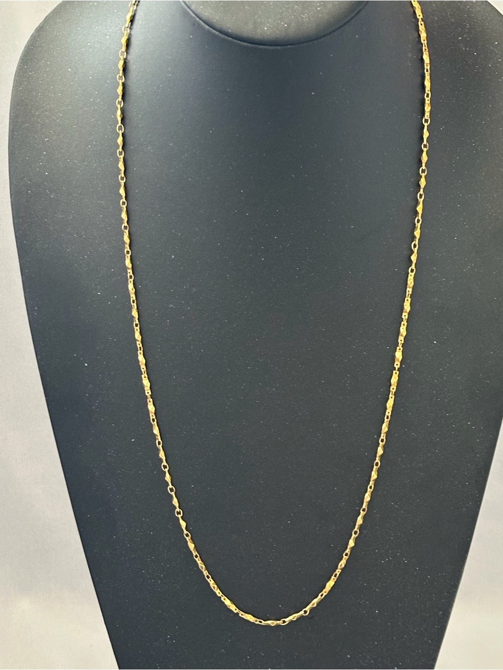 Trifari Gold Tone Fancy Chain Necklace